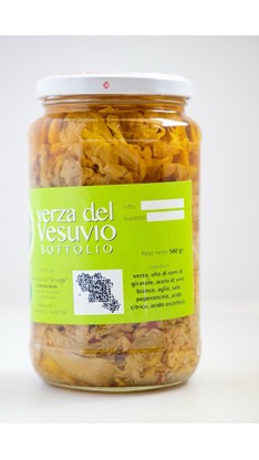 Verza del vesuvio sott'olio
